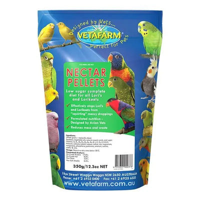 Vetafarm Nectar Pellets 350G Vetafarm
