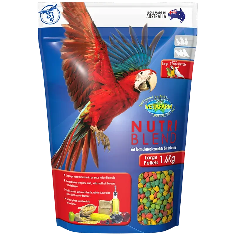 Vetafarm Nutriblend Pellets Large 1.6Kg Vetafarm