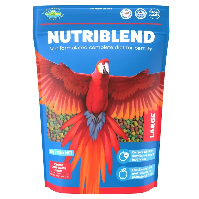 Vetafarm Nutriblend Pellets Large 8Kg Vetafarm