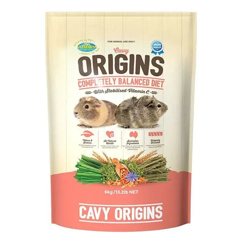 Vetafarm Origins Cavy Diet 6Kg Vetafarm