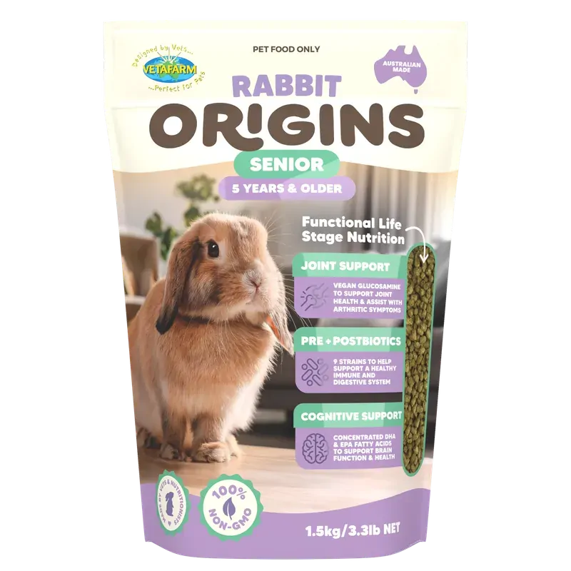 Vetafarm Rabbit Origins Senior 1.5Kg Vetafarm