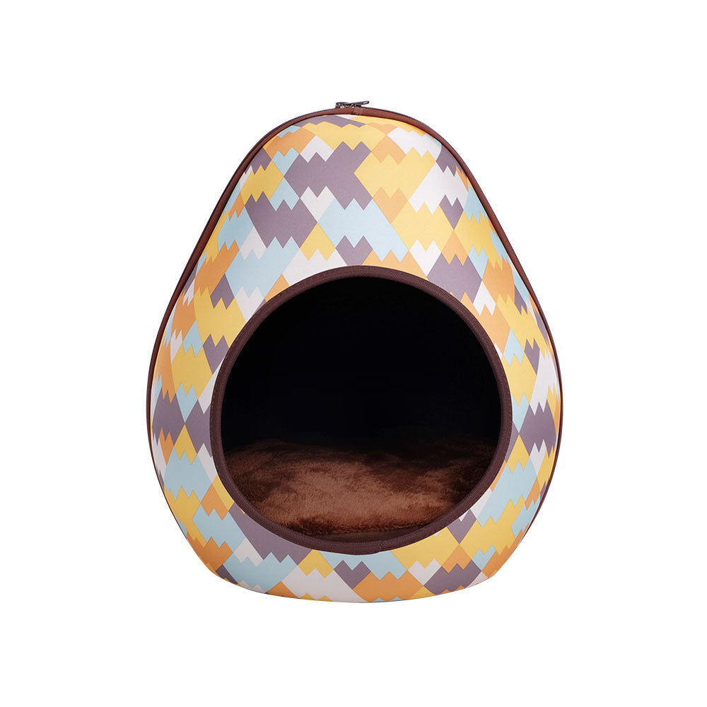Gourd Pet House - Zigzag by Ibiyaya Ibiyaya