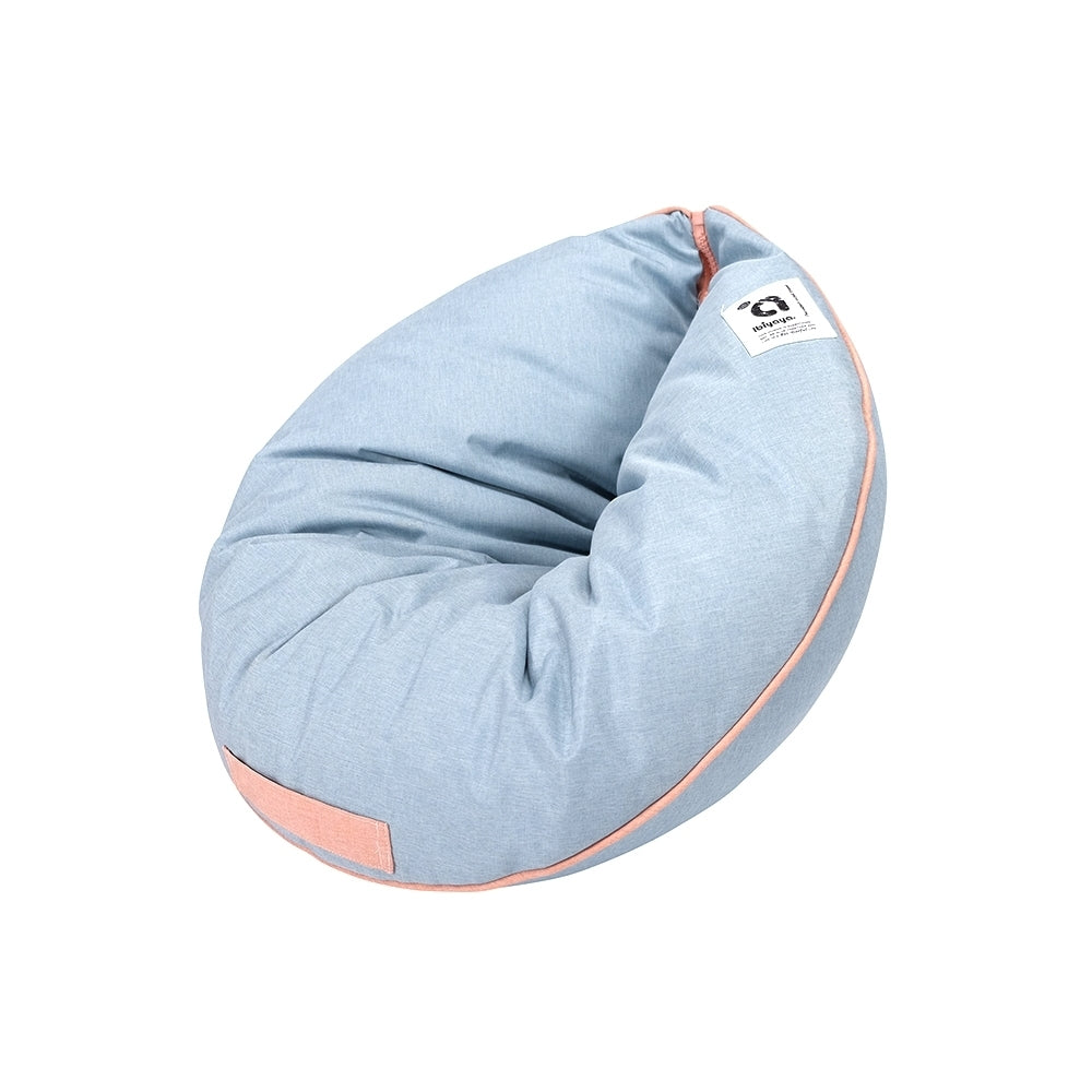 Ibiyaya Snuggler Super Comfortable Nook Pet Bed - Dusty Blue Ibiyaya