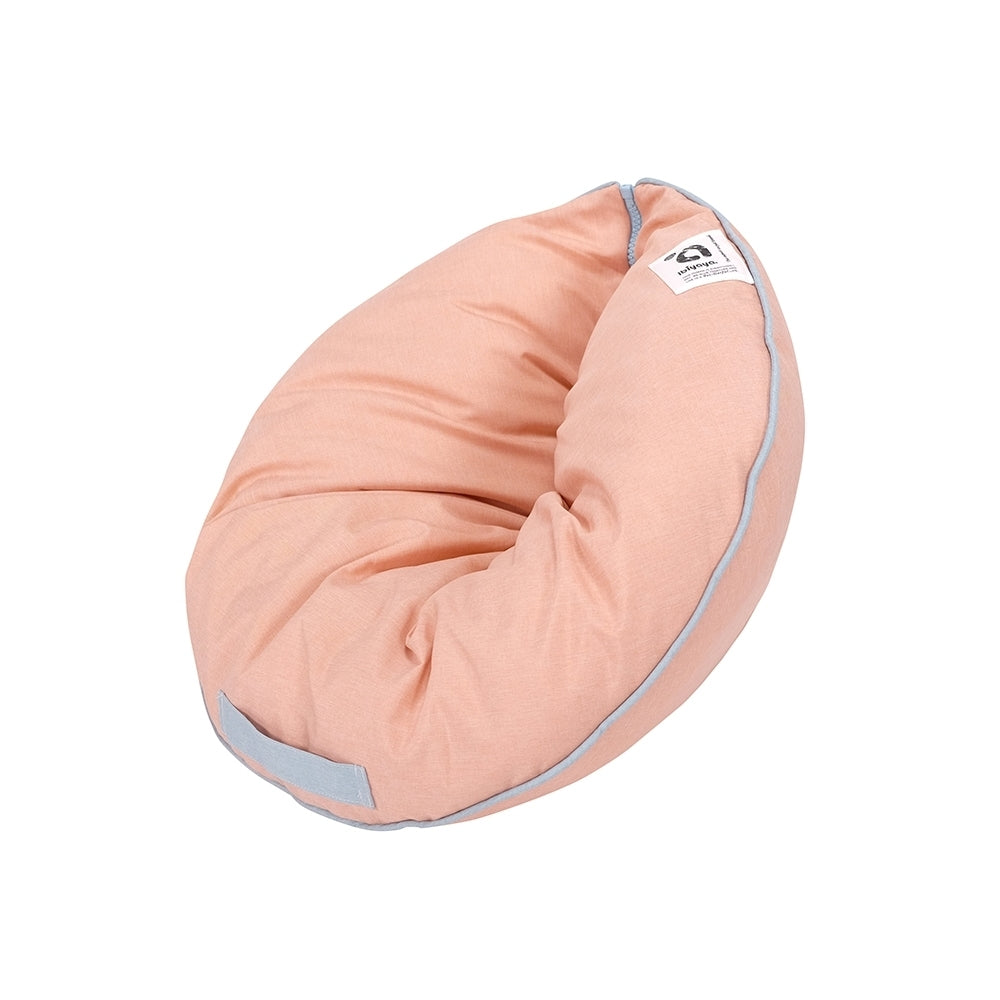 Ibiyaya Snuggler Super Comfortable Nook Pet Bed - Playful Peach Ibiyaya