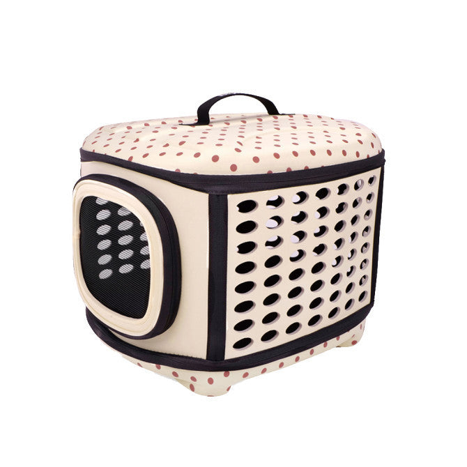 Collapsible Traveling Hand Carrier - Beige by Ibiyaya Ibiyaya