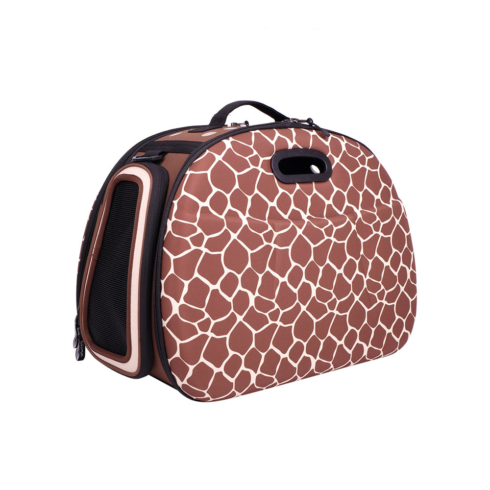Pet Hard Case Tote Safari - Giraffe by Ibiyaya