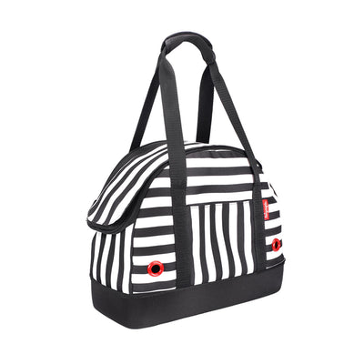 Hop In! Pet Bowling Bag - Audrey Monostripe by Ibiyaya Ibiyaya