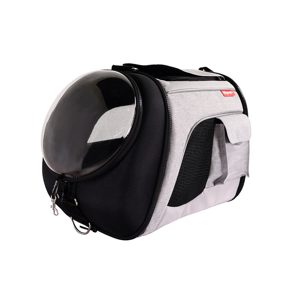 Explorer Airline Transparent Pet Carrier by Ibiyaya Ibiyaya