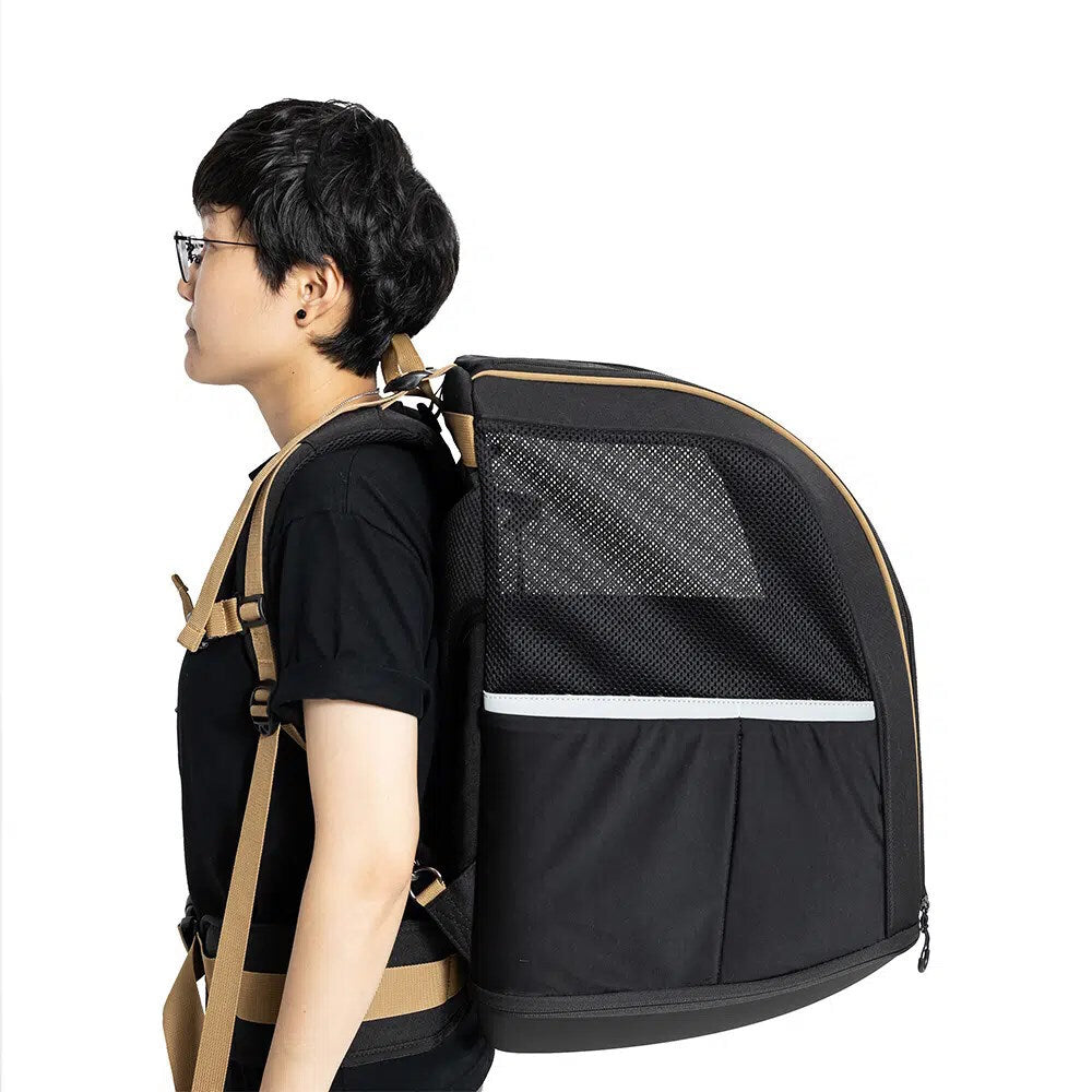 Ibiyaya Champion Large Dog Carrier Backpack - Jet Black Ibiyaya