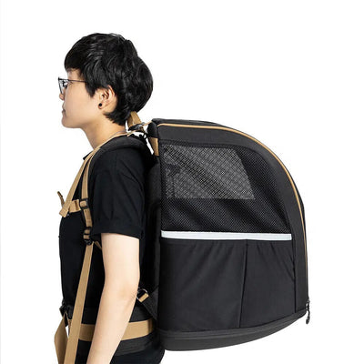 Ibiyaya Champion Large Dog Carrier Backpack - Jet Black Ibiyaya