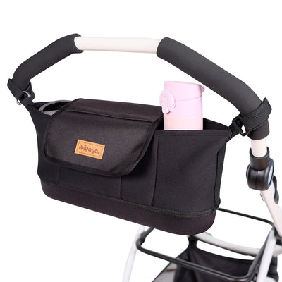 IBIYAYA Pet Pram Organiser Stroller Pouch - Black