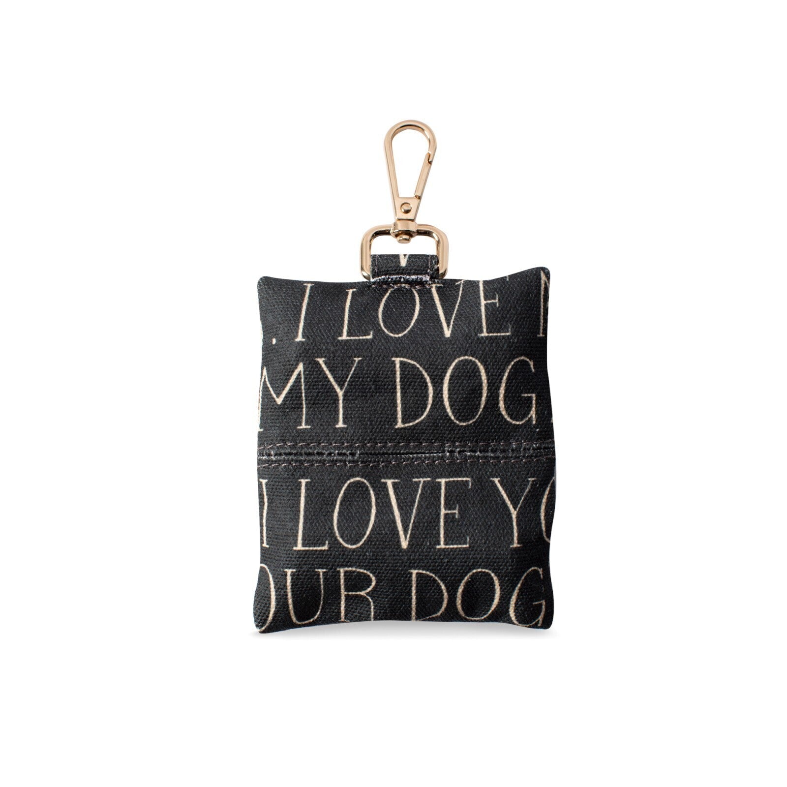 Fringe Studio Canvas Dog Poop Waste Bag Dispenser with Keychain - All The Dogs Petshop by Fringe Studio
