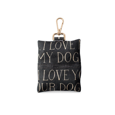 Fringe Studio Canvas Dog Poop Waste Bag Dispenser with Keychain - All The Dogs Petshop by Fringe Studio