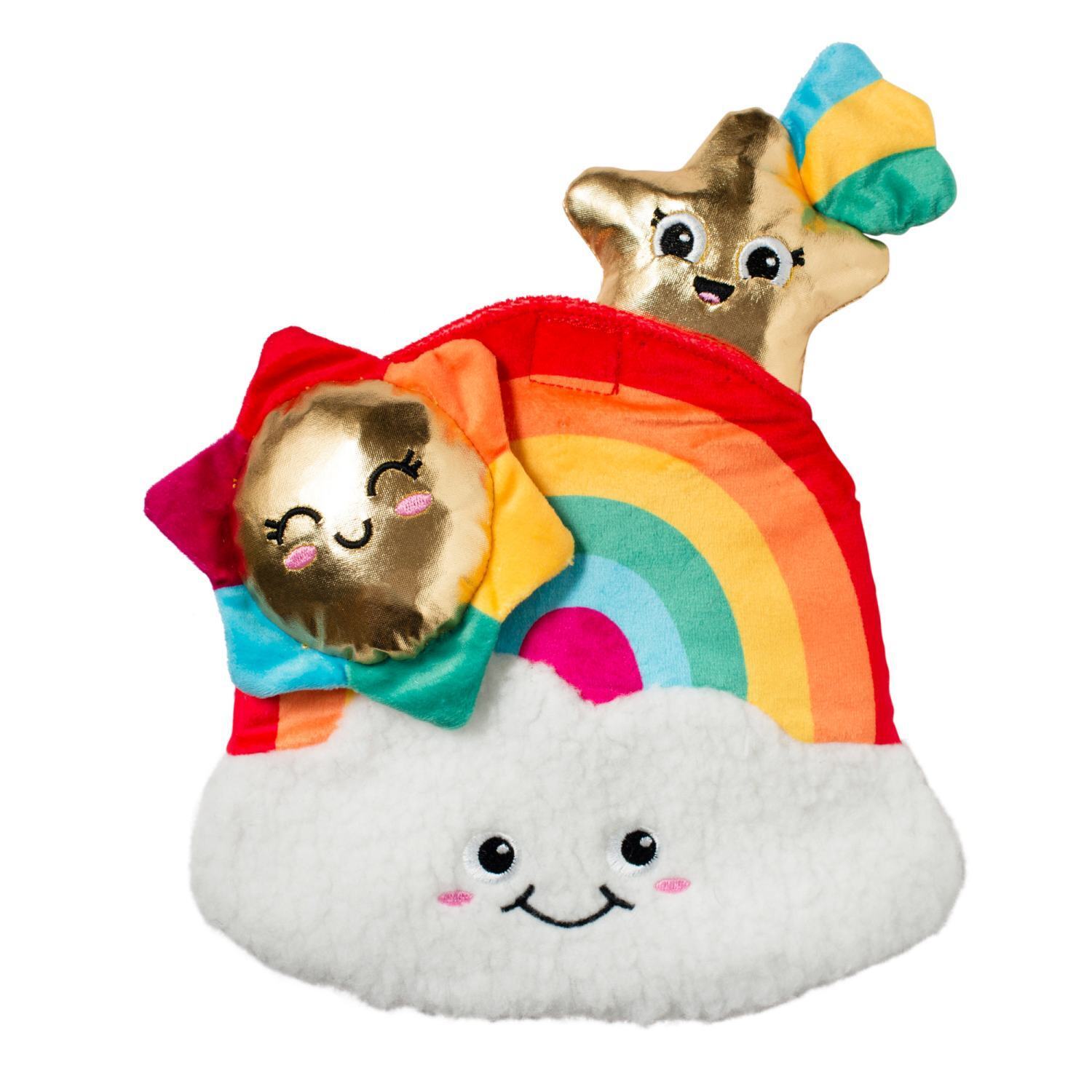 Fringe Studio Look On Bright Side Rainbow Hide & Seek Burrow Dog Toy Petshop by Fringe Studio