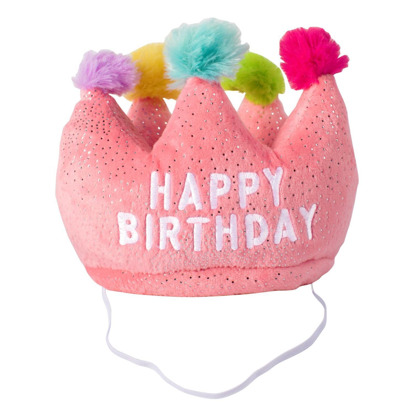 Fringe Studio If The Crown Fits Plush Dog Toy & Birthday Hat Petshop by Fringe Studio