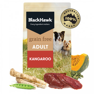 Black Hawk Grain Free Adult Dog Food Kangaroo Recipe Ã¢â‚¬â€œ Premium Australian Made