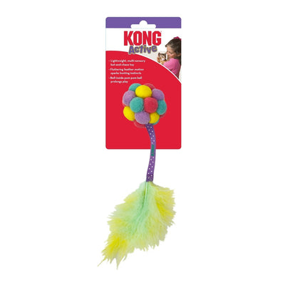 KONG Cat Active Bubble Ball Teaser - Assorted colours Kong
