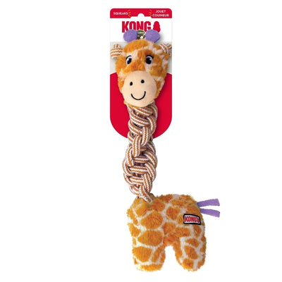 KONG Knots Twists Plush Tug Dog Toy - Med/Lge Assorted Designs KONG
