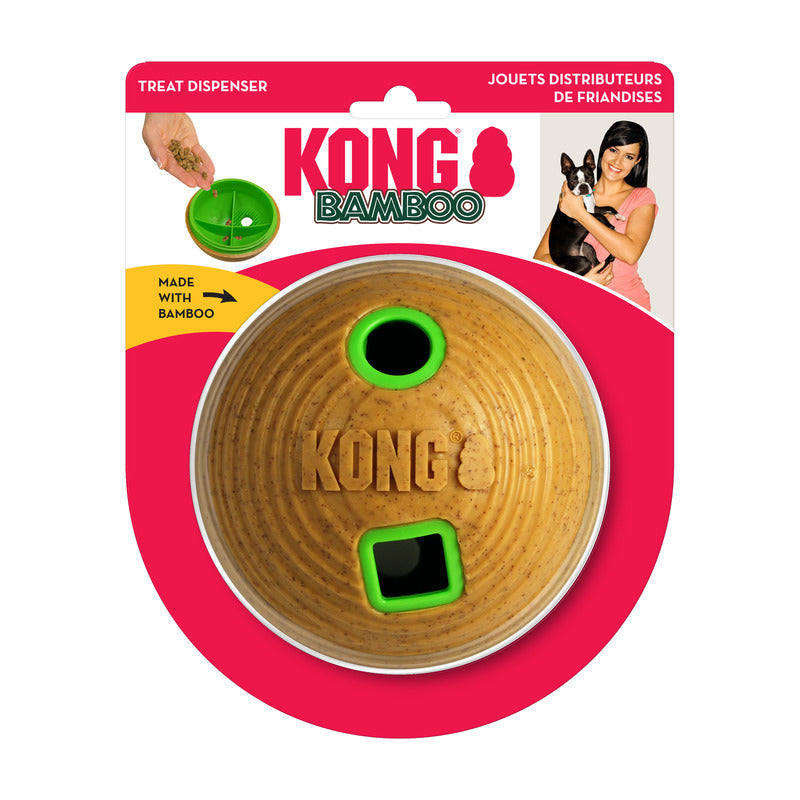 KONG Bamboo Feeder Treat Ball - Medium Kong