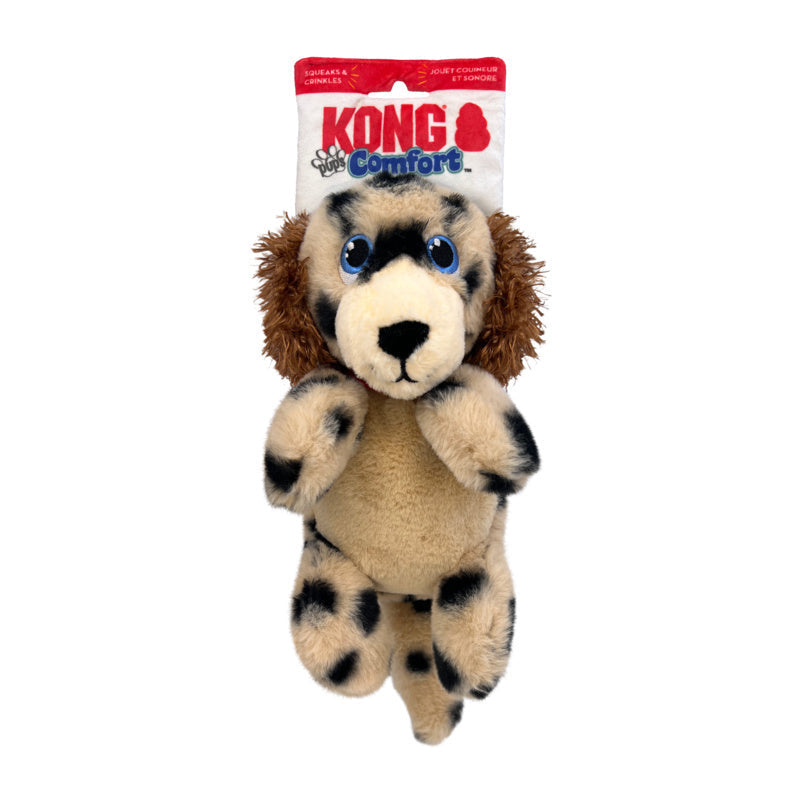 KONG Comfort Pups Plush Dog Toy - Spot Medium Kong