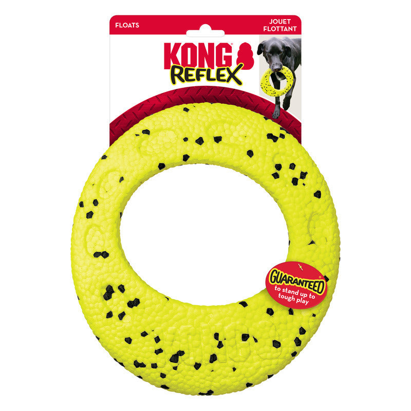 KONG Reflex Bite Defying Floating Dog Toy - Flyer KONG