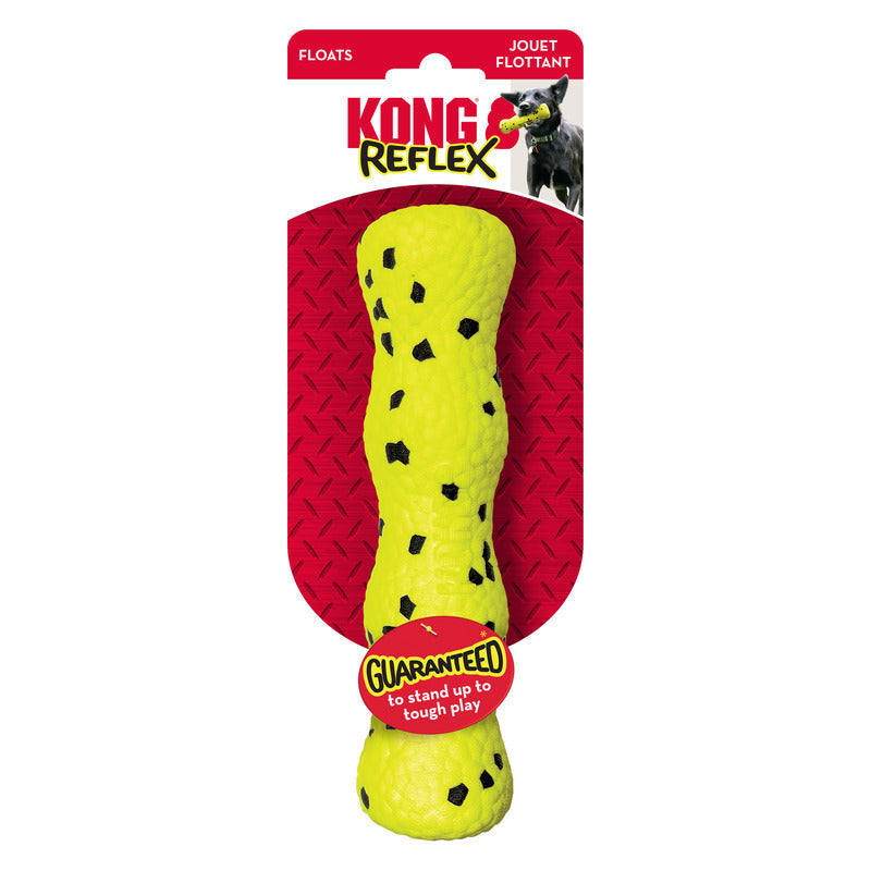 KONG Reflex Bite Defying Floating Dog Toy - Stick Medium KONG