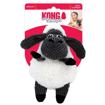 KONG Sherps Floofs Sheep Plush Squeaker Dog Toy KONG