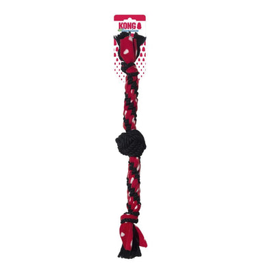KONG Signature Rope Extra Large Dual Tug with Mega Knot Tug Dog Toy KONG