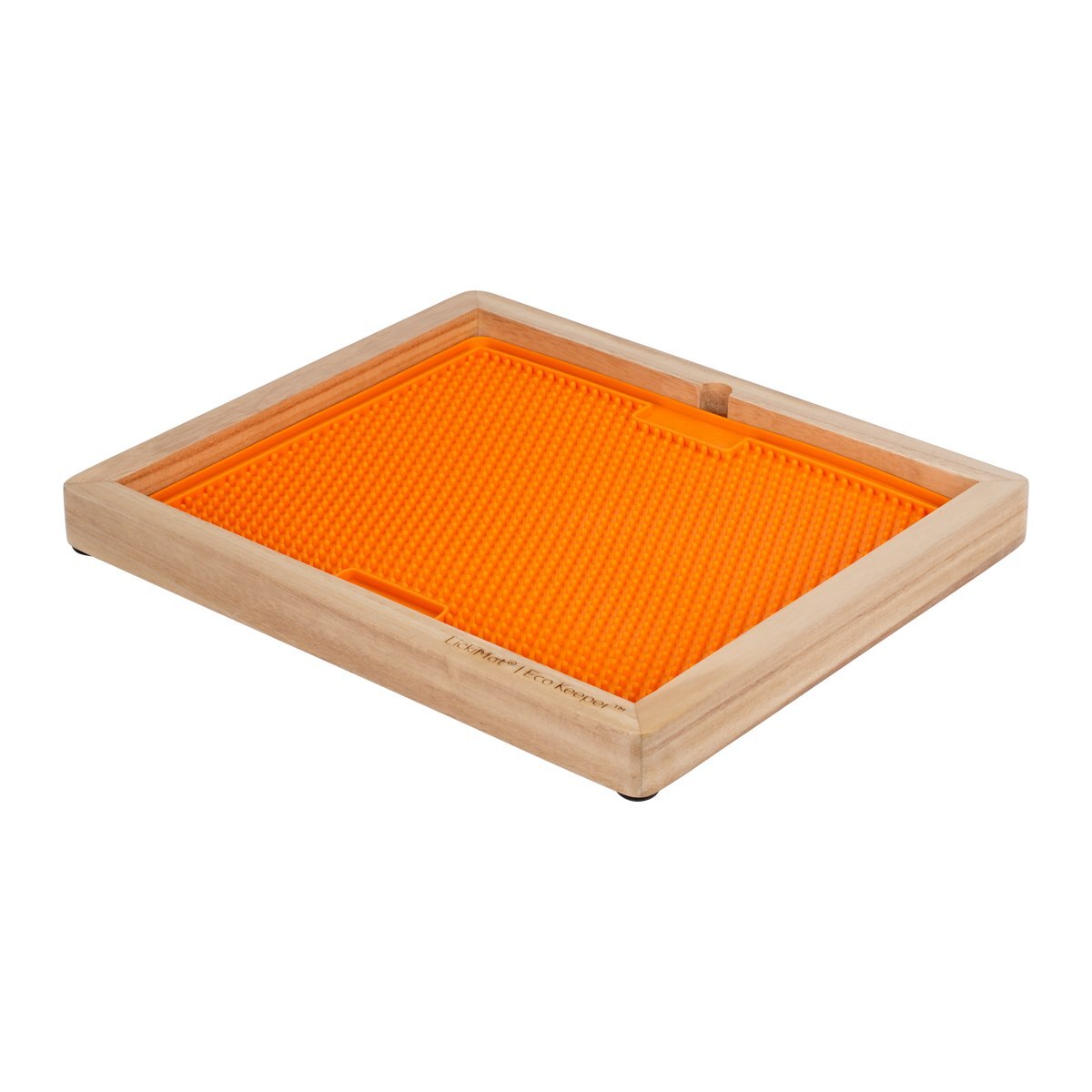 Lickimat  Wooden Eco Slow Feeder Keeper - For X-Large Lick Mats Lickimat