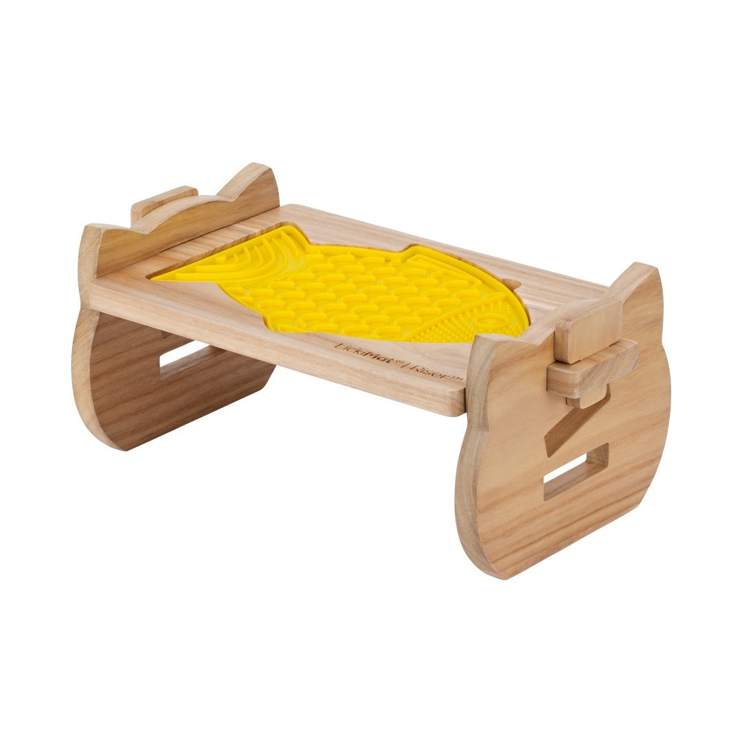 Lickimat Slow Feeder Bowl Adjustable Elevation Riser for Casper & Felix Lick Mats Lickimat
