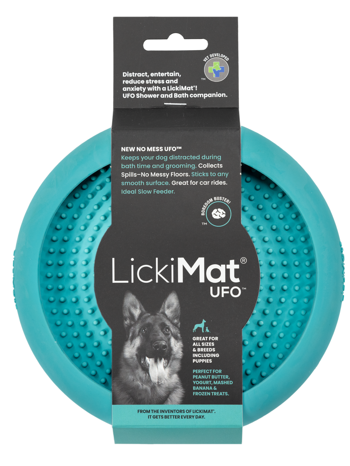 Lickimat UFO Slow Food Anti-Anxiety Licking Dog Bowl Lickimat