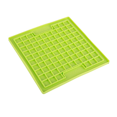 Lickimat Playdate Original Slow Food Licking Mat for Cats & Dogs - Green Lickimat