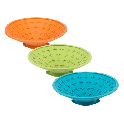 LickiMat Splash Wall & Floor Suction Slow Feeder Dog Bowl Lickimat