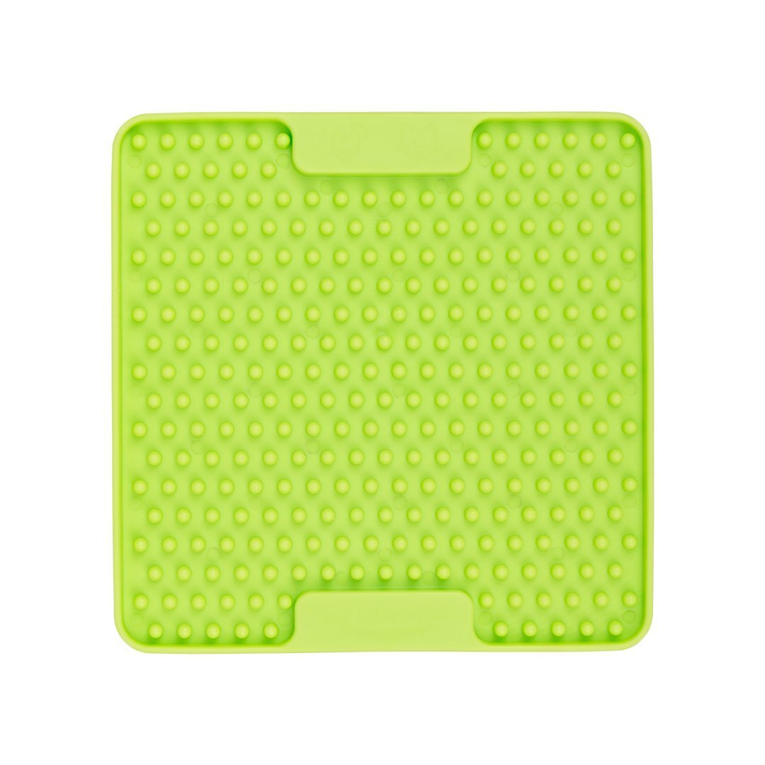 Lickimat Mini Soother Slow Food Bowl Anti-Anxiety Mat for Dogs - Green Lickimat