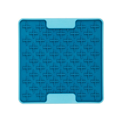 Lickimat Mini Tuff Buddy Slow Food Bowl Anti-Anxiety Mat for Dogs - Turquoise Lickimat