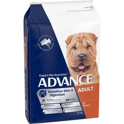 Advance Adult Dog Food: Sensitive Skin & Digestion Support 13kg