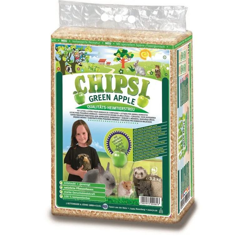 Chipsi Green Apple 60Ltr 3.2Kg Chipsi