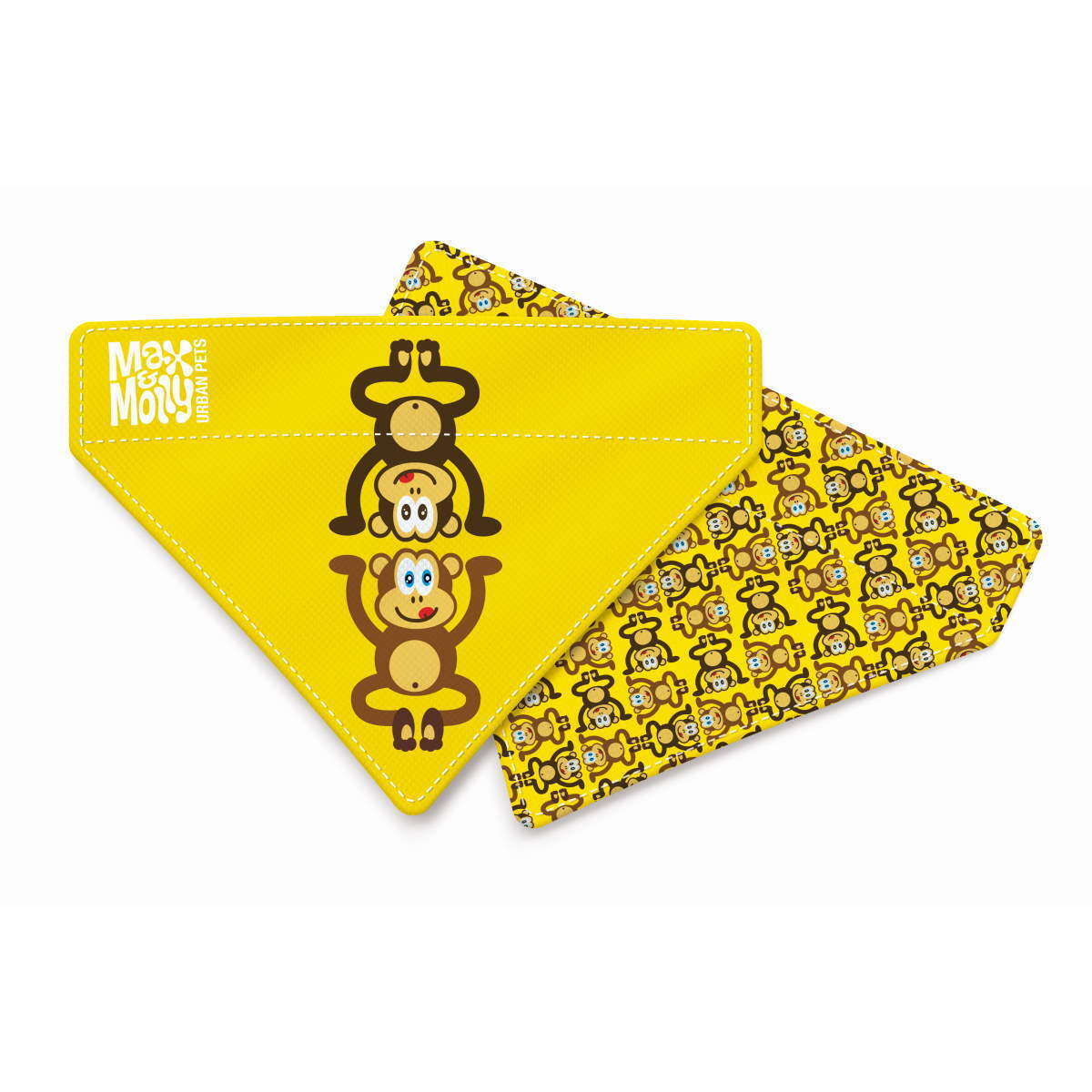 Max & Molly Bandana for Cats & Dogs - Monkey Maniac Max & Molly