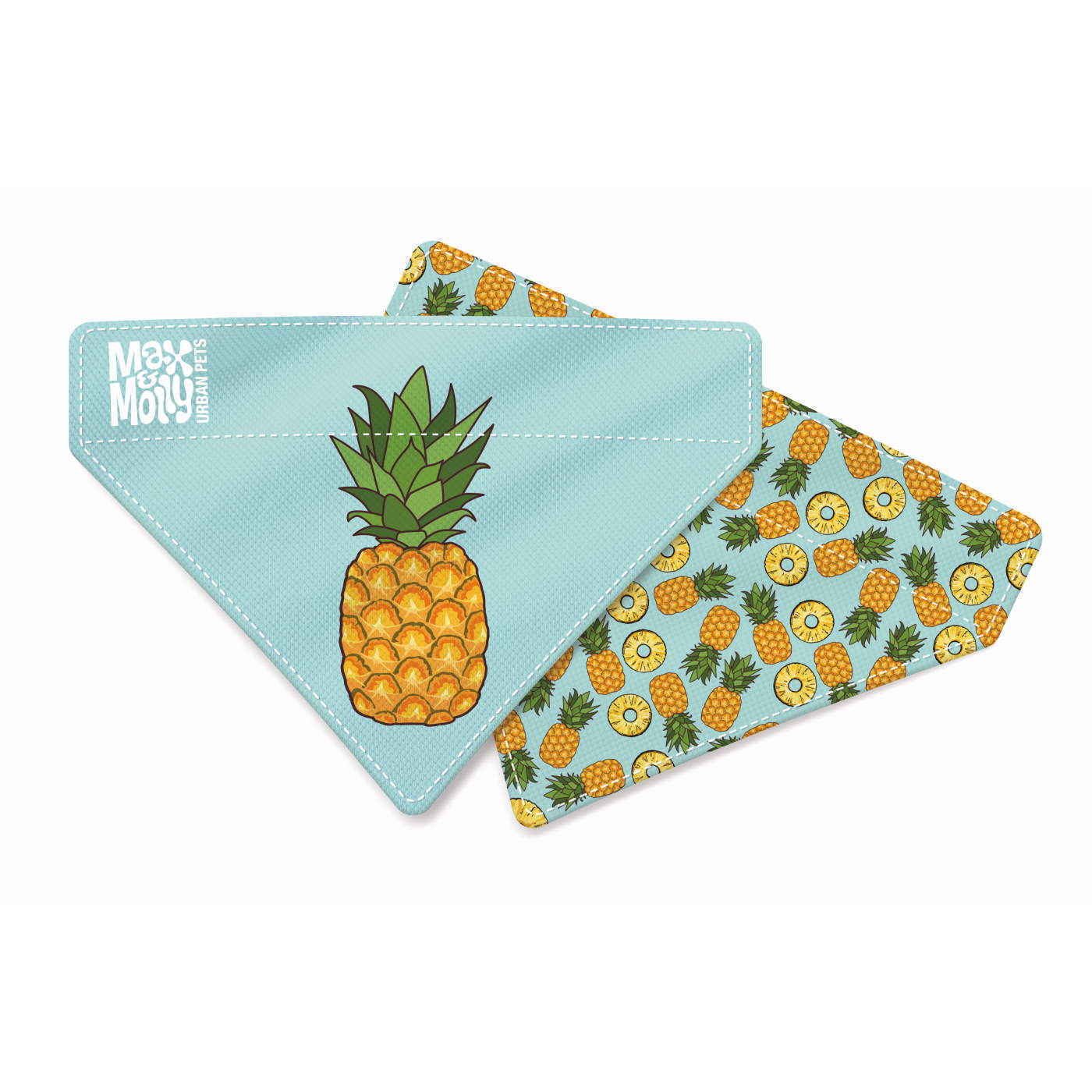 Max & Molly Bandana for Cats & Dogs - Sweet Pineapple Max & Molly