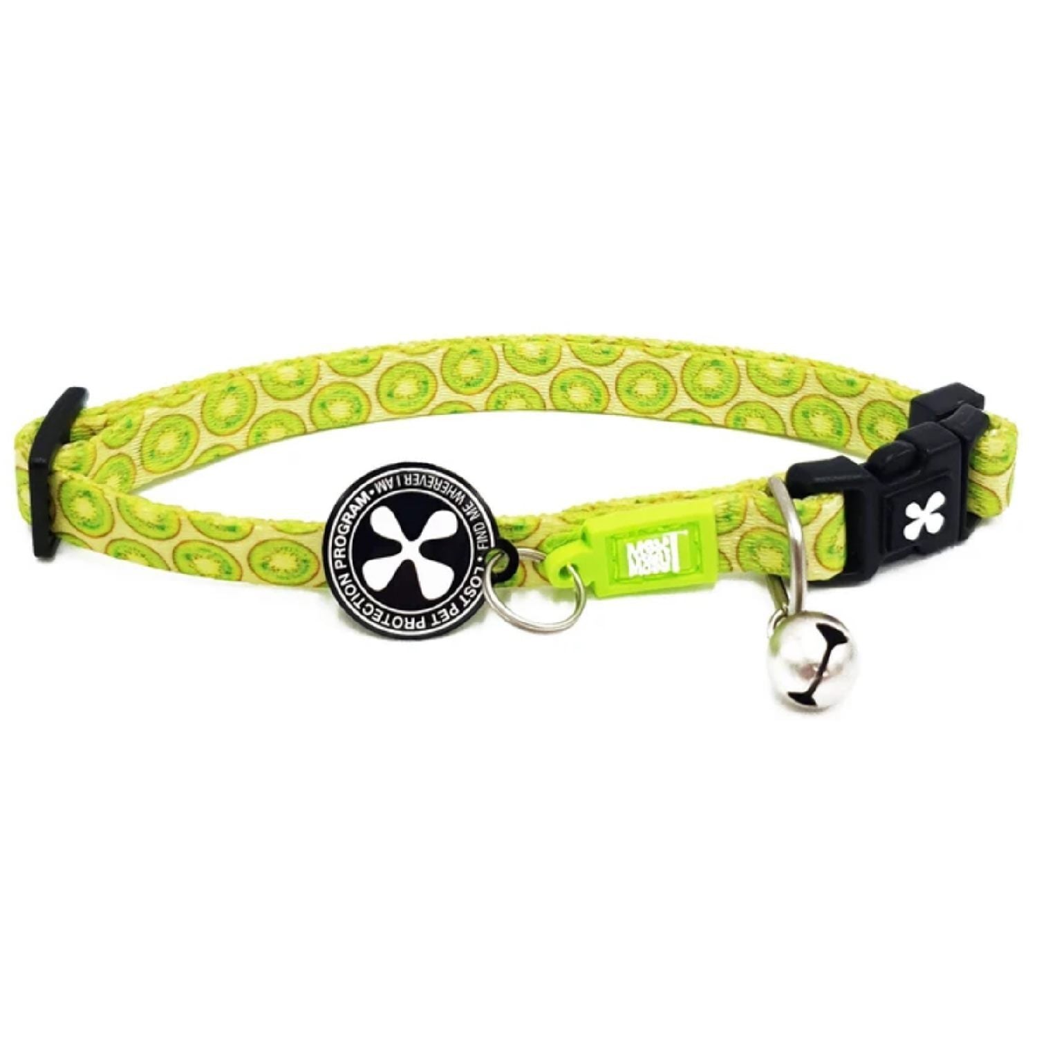 Max & Molly Smart ID Cat Collar - Kiwi Max & Molly