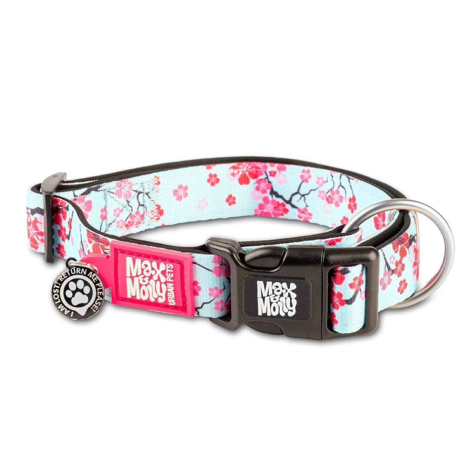 Max & Molly Smart ID Dog Collar - Cherry Bloom - X-Small Max & Molly