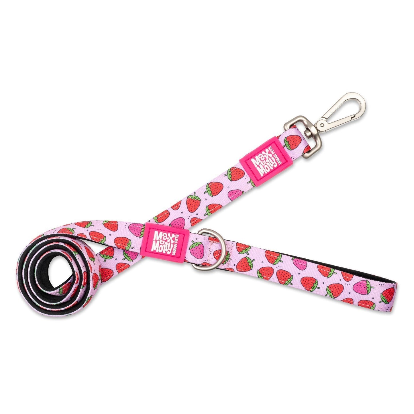 Max & Molly Dog Leash - Strawberries - Large Max & Molly