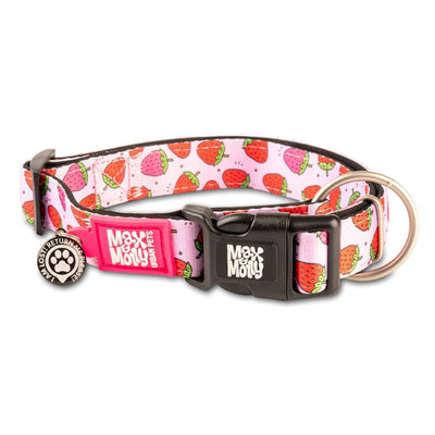 Max & Molly Smart ID Dog Collar - Strawberries - Small Max & Molly