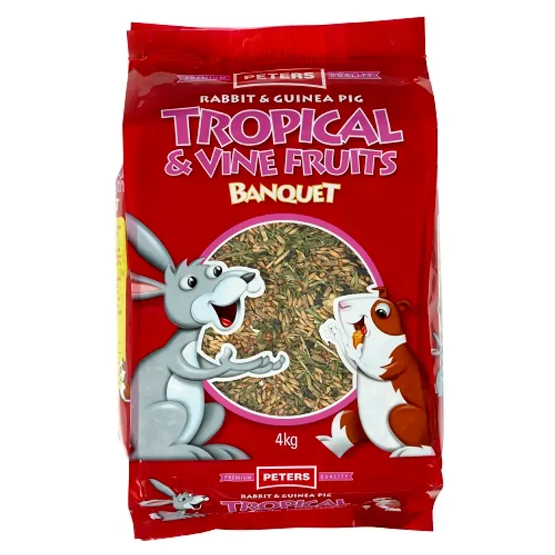 Peters Rabbit & Guinea Pig Tropical And Vine Fruits 20Kg 