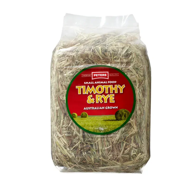 Timothy & Rye Hay 1Kg (Peters)