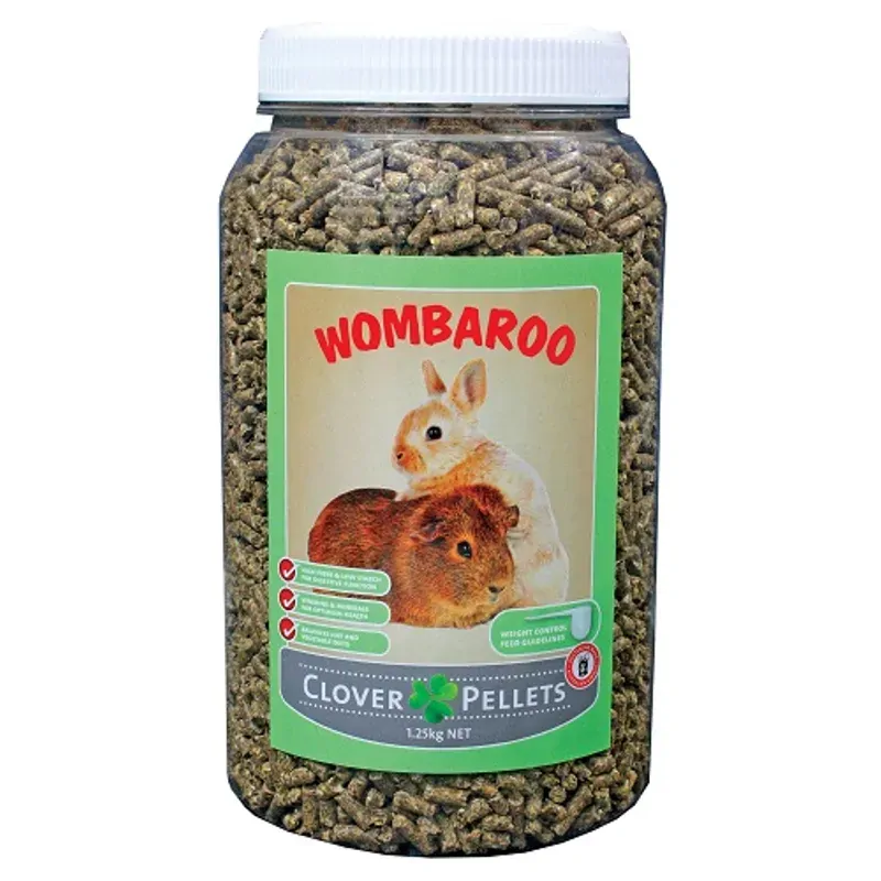 Wombaroo Clover Pellets 1.25Kg Wombaroo