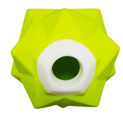 Green Monster Treat Ball â€“ Interactive Glow-In-Dark Dog Toy