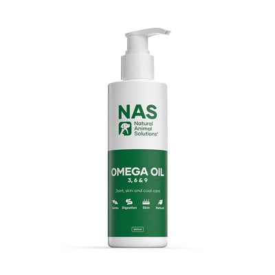Natural Animal Solutions Omega 3,6 & 9 Supplement Oil for Dogs 200ml Natural Animal Solutions