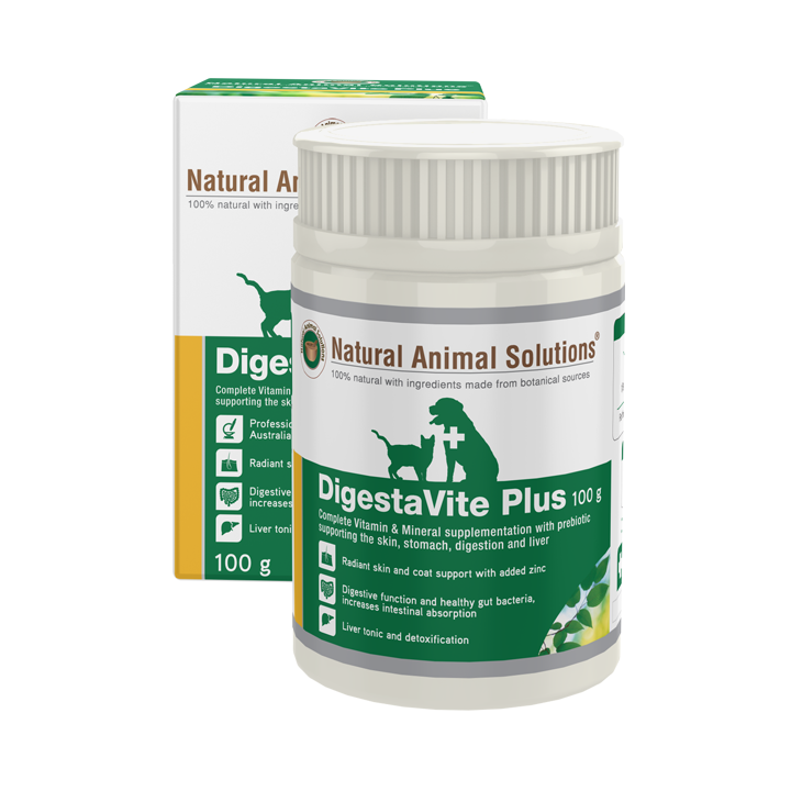 Natural Animal Solutions DigestaVite Plus Powder Supplement for Cats & Dogs 100g Natural Animal Solutions