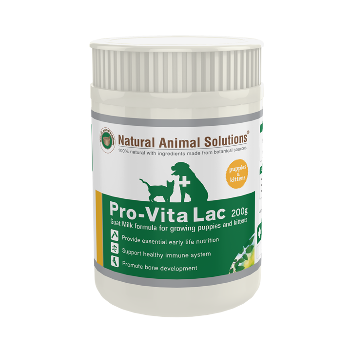 Natural Animal Solutions Pro-Vita Lac Supplements for Puppies & Kittens 200g Natural Animal Solutions
